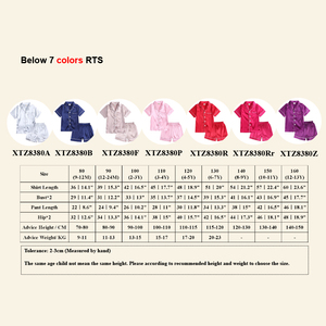 Conjuntos de Pijamas de Cetim para Crianças, Pijamas Personalizados para Meninos e Meninas, Roupas de Natal 2026, Roupas Infantis, Pijamas para Dormir, Atacado de Conjuntos de Pijamas Infantis - Product Image 6