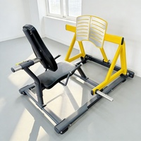 Mesin Rak Squat Leg Press untuk Gym Komersial dengan Fungsi Beban Plat Baja untuk Latihan Dada, Punggung, Bahu, dan Lengan