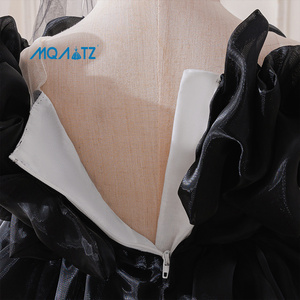 Vestido <span class=keywords><strong>de</strong></span> Fiesta con Falda Abombada y Flores <span class=keywords><strong>de</strong></span> Gasa con Cuentas <span class=keywords><strong>para</strong></span> Niña, Modelo Princesa, MQATZ L3095XZ - Product Image 6