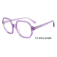 Vente rapide de conception populaire avec des montures optiques de stratification d'acétate carré de lunettes de couleur brillante pour les femmes