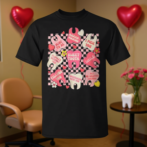 เสื้อยืดวันวาเลนไทน์ที่น่ารักสำหรับทันตแพทย์ - Product Image 3