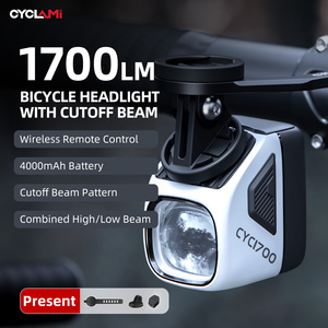 Велосипедный фонарь CYCLAMI 1700 люмен с USB-зарядкой, крепление на руль, для горных и шоссейных велосипедов, питание от аккумулятора – велоаксессуар - Product Image 3