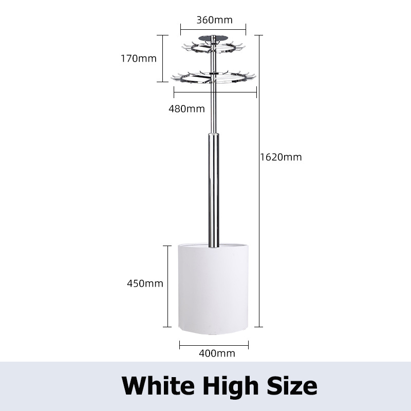 Porte-ceinture seau blanc (seau haut)