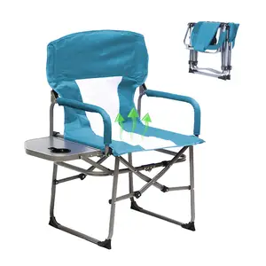Chaise de directeur de pêche pliable Portable pour plein air, Camping loisirs plage Sports de plein air