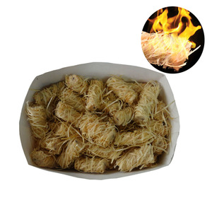 Wood Wool Fire Starters 100%All Natural <strong>Firestarters</strong> Charcoal Wood Shavings Bundle Fire Starter for <strong>BBQ</strong>&amp; Fireplace - Product Image 1