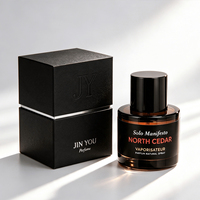 Botol Parfum Kaca Silinder Mewah 50ml 100ml Logo Kustom Cetak Sablon Kosong Tutup Hitam Pompa Semprot Warna Kustom