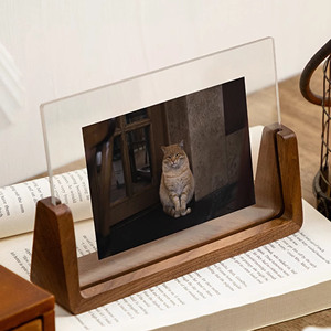 Bán buôn U hình dạng khung ảnh bằng gỗ <span class=keywords><strong>Acrylic</strong></span> khung ảnh bằng gỗ rắn sồi Óc Chó gỗ khung ảnh - Product Image 1