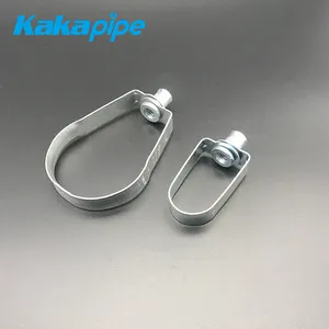 Fabrication de colliers de serrage en métal galvanisé à chaud, cintre à boucle standard