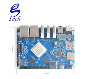 Vente chaude double 2.5G 16 + 256 Go prend en charge l'entrée 4K lecture 8K carte de développement RK3588 NanoPC-T6 Nanopi