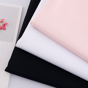 180gsm combed dệt kim 95% Cotton 5% Spandex đàn hồi căng đơn Jersey vải cho đồ lót áo thun quần áo - Product Image 2