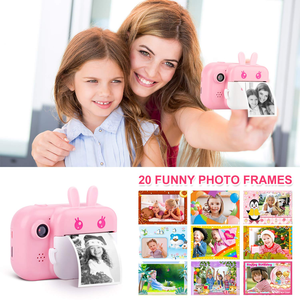 กล้องถ่ายรูปความร้อนขนาดเล็ก HD 1080p รุ่น Factory CE สำหรับเด็ก ของขวัญเด็ก ของเล่นเด็ก กล้องเซลฟี่เด็ก กล้องพิมพ์ภาพทันที - Product Image 5