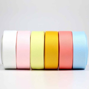 Tùy Chỉnh 25 Mm Grosgrain Ribbon Cuộn 100% Polyester Với In Logo Tóc Cung Đảng Valentine Của Ngày Quà Tặng Gói Ribbon - Product Image 3