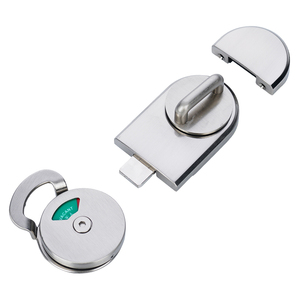 ตัวล็อคประตูห้องน้ำสาธารณะ สแตนเลส 304 พร้อมตัวบอกสถานะว่าง/มีคนอยู่ - Product Image 2