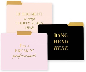 Journal de base à la mode, 1/3 pages découpées, couleurs assorties, papeterie de bureau, classeur - Product Image 3