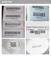 Imprimante jet d'encre TIJ haute résolution pour l'impression de dates de péremption, numéros de lots et codes QR sur les emballages alimentaires et de boissons, avec écran tactile