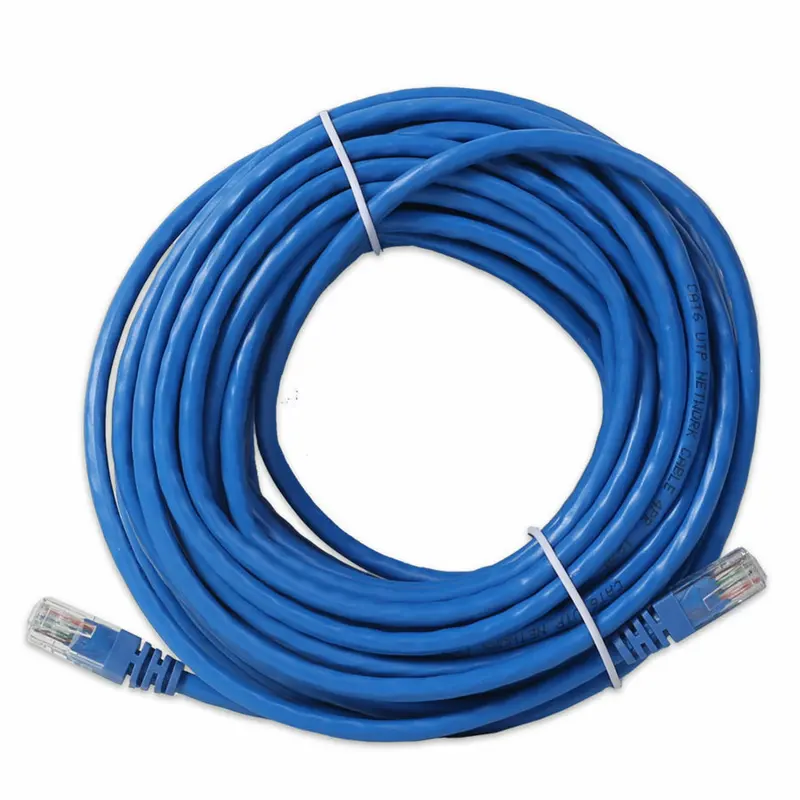 Kullanışlı ve pratik Cat5/5e/6/7/8/9 PVC korumalı ağ kablosu kategori 6 RJ45 konektörü kare örgü Ethernet kablosu