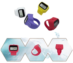 Onlyoa 2024 Nouveau <span class=keywords><strong>Compteur</strong></span> Numérique LED à Piles, Lot <span class=keywords><strong>de</strong></span> 12, <span class=keywords><strong>Compteur</strong></span> <span class=keywords><strong>de</strong></span> Prières Industriel Manuel Économique pour Musulmans (Tasbih, Zikr) - Product Image 1