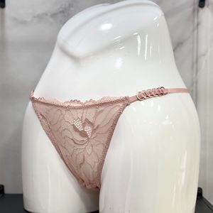 Summer Women's New Lace Underwear Embroidered Side Loop Buckle Comfortable Underwear <b>Thong</b> Triangle Pants - Product Image 2