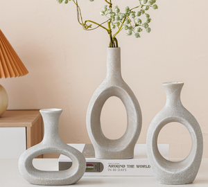 Nordic Vintage Ceramic <b>Vases</b> High Quality <b>Unique</b> Flower Ceramic <b>Vases</b> for Home Desktop - Product Image 4