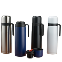 Bouteille isotherme Madai en acier inoxydable 304 grande capacité pour sports de plein air, chauffe-eau portable 6-12 heures