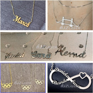 Machine à écrire le nom laser à fibre entièrement fermée HJZ <span class=keywords><strong>sur</strong></span> la machine à découper les bijoux/les colliers en or et argent - Product Image 4