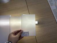 Panneau de diffuseur de lumière PC blanc laiteux de 4 * 8ft 0.8mm en gros
