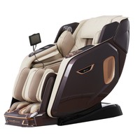 Silla de Masaje Shiatsu Inteligente Profesional Zhouqi con Mecanismo 2D 3D, Carga Inalámbrica e Iones Negativos para el Bienestar Corporal Total