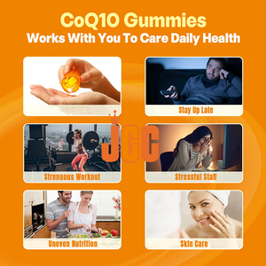 Suplemento orgánico CoQ10 Coenzima Q10 Gomitas para la piel antioxidante natural Cerebro Vitamina <span class=keywords><strong>B</strong></span> saludable Gomitas Sin <span class=keywords><strong>gluten</strong></span> Fábrica - Product Image 6