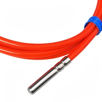Sonde de température haute performance Yiyan PT1000 NTC avec fil en silicone et sonde en acier inoxydable IP68 en platine