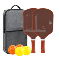 Raquette de pickleball en fibre de carbone T700 haute friction, monobloc, pressée à chaud, tissée en Kevlar rouge pur, pour le sport