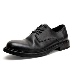 Zapatos Oxford de Negocios para Hombre, Formales de Lujo, de Cuero Genuino, con Cordones, Hechos a Mano, con Suela Gruesa, Impermeables y Transpirables - Product Image 5