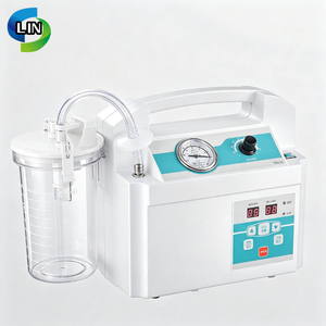 Pompe à vide médicale, aspirateur chirurgical, machine d'aspiration électrique avec manomètre et contrôle numérique - Product Image 3