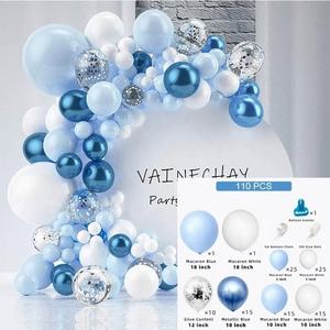 Kit de arco de guirnalda de globos para cumpleaños, día de San Valentín y fiestas de Halloween, juego de globos de látex metálicos - Product Image 3