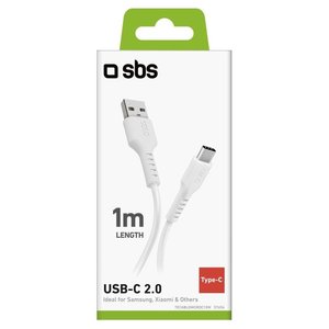 Cavo USB C 2.0 Blanco 1m TECABLEMICROC10W - Product Image 2