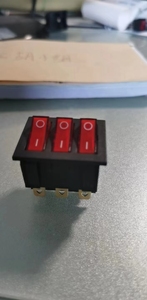 <b>Momentary</b> Rocker <b>Switch</b> 15A 250V KCD3 2,3 Way DBDP Triple 9-foot 2-Gear Rocker <b>Switch</b> with Led Lamp33.5*40 Boat <b>Switch</b> - Product Image 3