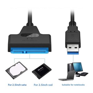 Coolcirc USB3.0 SATA <span class=keywords><strong>Adapter</strong></span> <span class=keywords><strong>2.5</strong></span>/3.5 inch đĩa cứng <span class=keywords><strong>SSD</strong></span> Tương thích với SATA đĩa cứng sử dụng điều kiện bên ngoài nhựa trường hợp - Product Image 2