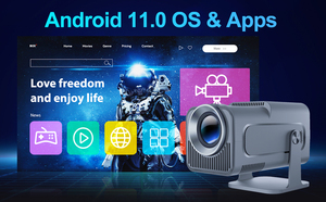 Magcubic Hy320 Chiếu <span class=keywords><strong>Android</strong></span> 14 1080P FHD 390 ANSI Kép <span class=keywords><strong>Wifi</strong></span> 6 Bt50 Xách Tay Rạp Hát Tại Nhà Rạp Chiếu Phim Chiếu - Product Image 2