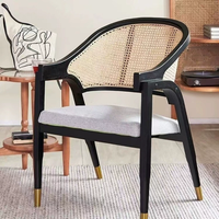 Fauteuil contemporain en bois massif pour une personne design mobilier de restaurant