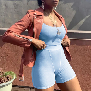 Di alta qualità da donna Loungewear a coste senza cuciture Set <span class=keywords><strong>per</strong></span> il Fitness con scollo Scoop canottiera primavera ed estate abiti 2025 <span class=keywords><strong>abbigliamento</strong></span> donna - Product Image 5