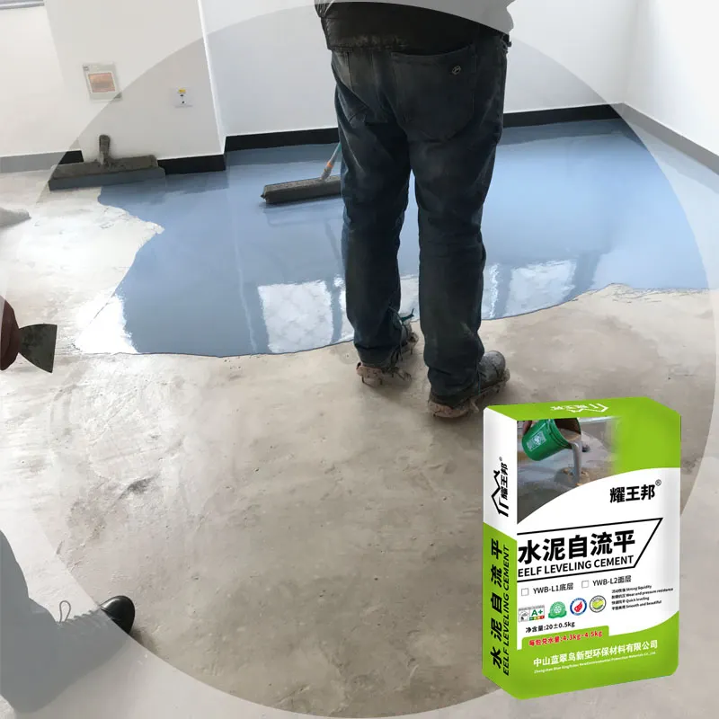 Ciment composé autonivelant pour immeuble de bureaux ciment au silicate pour sol blanc Micro Portland ciment autonivelant