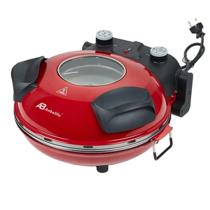Horno Eléctrico Portátil Anbolife para <span class=keywords><strong>Pizza</strong></span>, Horno de Ladrillo Individual, Horno para <span class=keywords><strong>Pizza</strong></span> con Sabor Auténtico, Calienta hasta 400 Grados, Instalación Independiente - Product Image 4