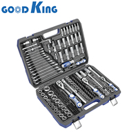 GOODKING 216 Pcs Ensemble d'outils ménagers généraux avec boîte à outils en plastique, boîte à outils de réparation complète portable pour voiture 12161