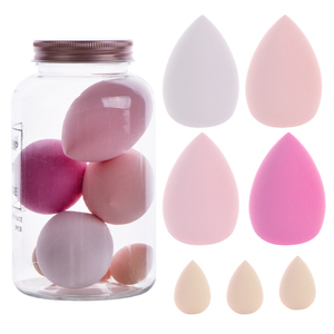 Oem 2 trong 1 nhãn hiệu riêng chuyên nghiệp nhãn hiệu riêng Silicone Latex bột đá cẩm thạch XL vẻ đẹp trang điểm miếng bọt biển 12 Mảnh thiết lập cho vẻ đẹp - Product Image 3