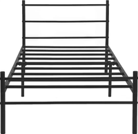 Meubles de salon modernes, lit en métal avec cadre en acier, canapé-lit avec rangement pour une utilisation dans une ferme