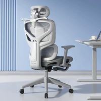 Chaise de bureau ergonomique confortable pour le travail assis, chaise de jeu avec accoudoirs réglables, fournie par le fabricant