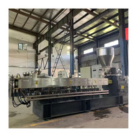 Caco3 Filler Masterbatch Pellet Production Line Triple Screw Extruder