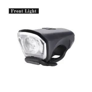 USB Rechargeable Bicycle Safe Plastic Bike Light
