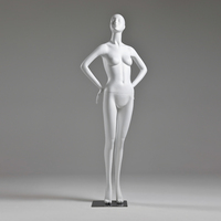 Fabrikpreis Mattweiße Ganzkörper-Schaufensterpuppen Weiblicher Mannequin-Torso