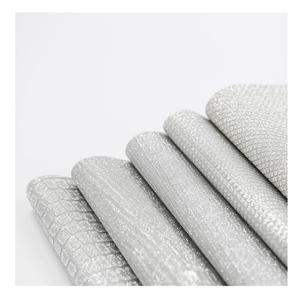 Brillante Cenicienta TPU impermeable elástico 1mm tejido respaldo brillo cuero sintético tela zapatos de mujer - Product Image 2