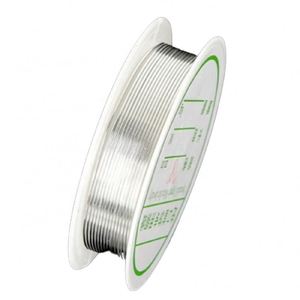 Elemento de alambre plateado Diámetro de muestra 0,5mm/1mm 99.99% - Product Image 1